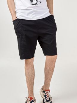 Slim-fit Shorts in Cotton with Pocket