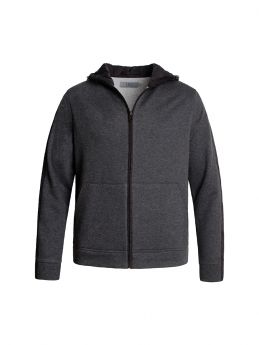 Relaxed-fit hooded sweatshirt in cotton terry