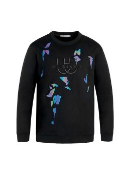 Relaxed-fit Sweatshirt with Sequins Print logo