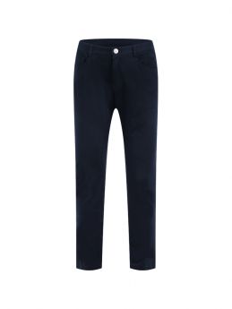 Slim-Fit Casual Pants aus Baumwollmischung mit Stempel-Logo