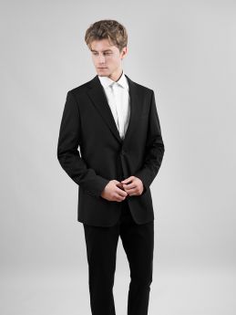Regular-fit Suit in Virgin-Wool Serge