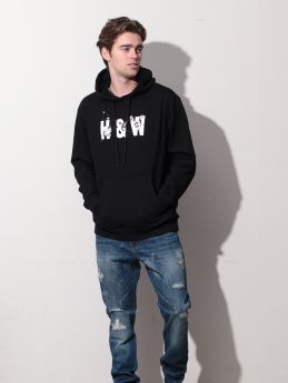 Relaxed-fit Cotton Hooded Sweatshirt with Logo Print