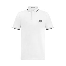 Hellen&Woody 2021 NEW Arrived MENS' Top Slim Fit Business Formal Wear Sheetmetal Brand LOGO Success Boyfriend Style T-Shirt Polo